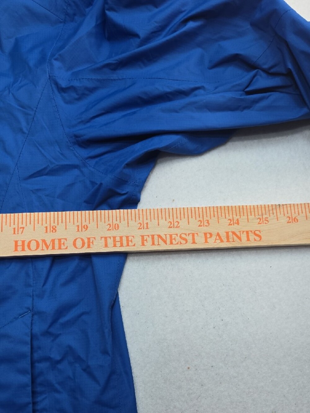 Columbia Woman's Blue Hooded Rain Jacket - Picture 3 of 9